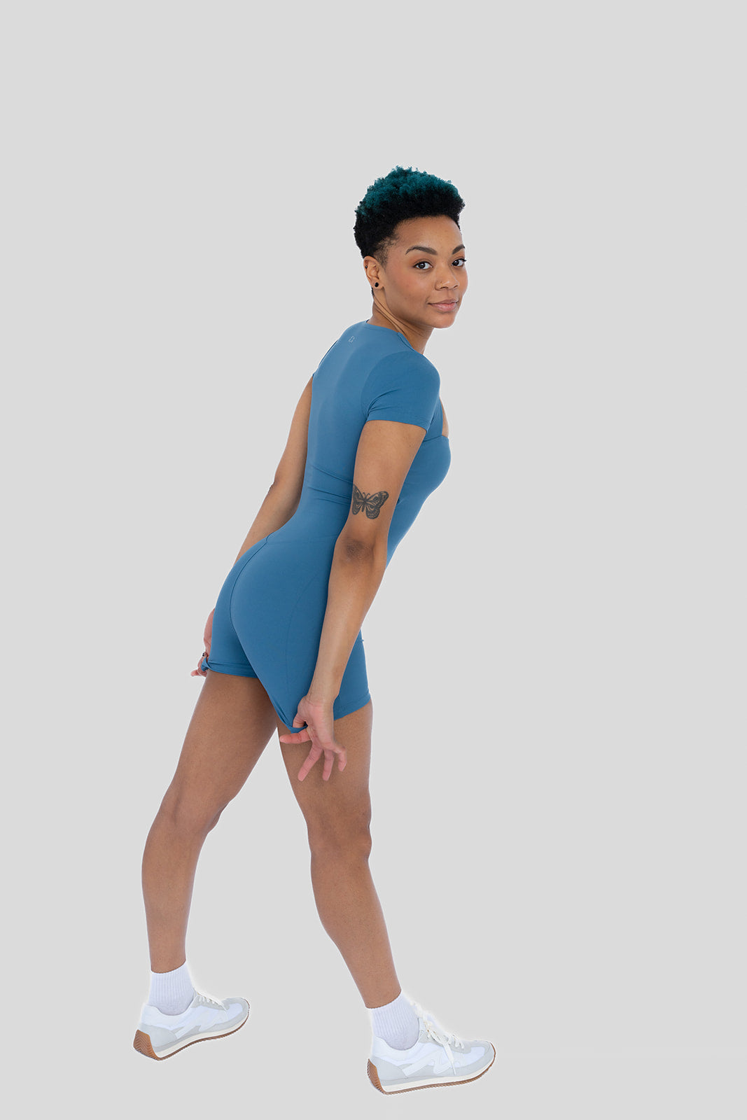 SquareSculpt Athletic Romper