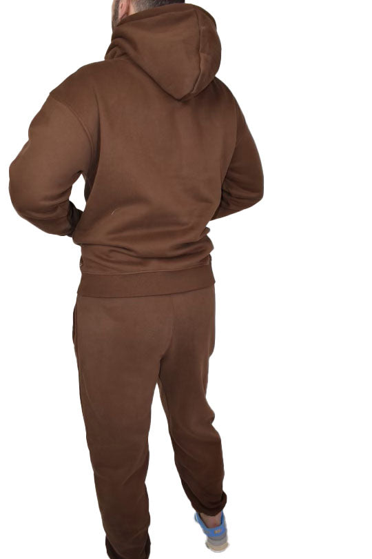 Men’s LuxeLounge Hoodie - Brown