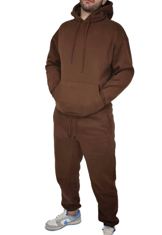 Men’s LuxeLounge Hoodie - Brown