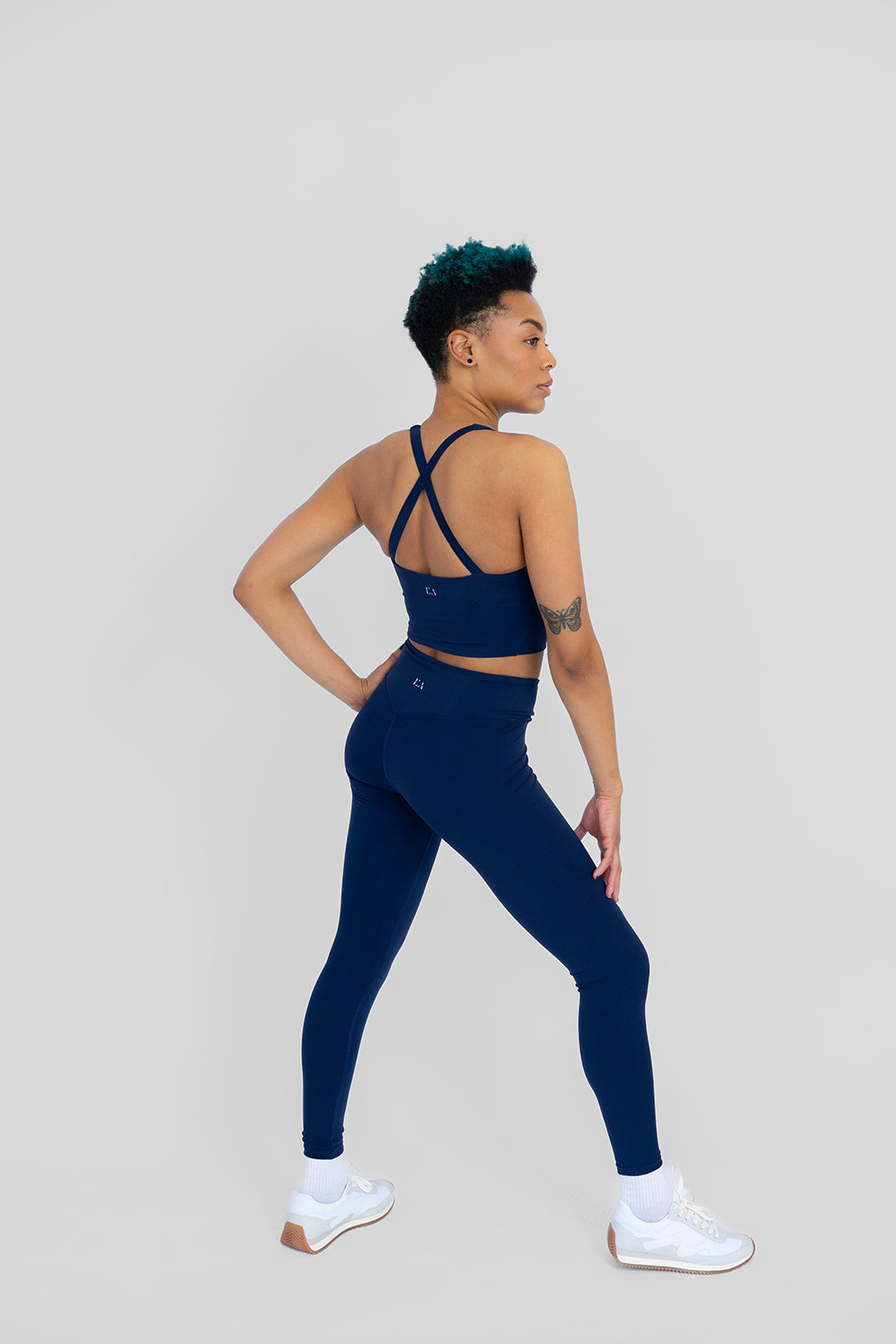 Cinch Me Corset Set in Navy