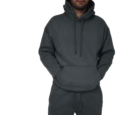 Men’s LuxeLounge Hoodie - GrayBlue