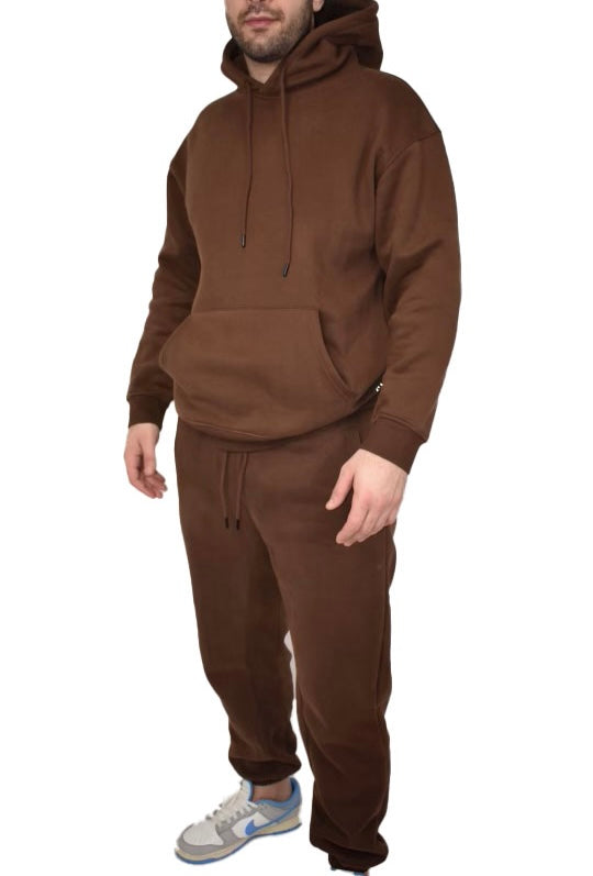 Men’s LuxeLounge Hoodie - Brown