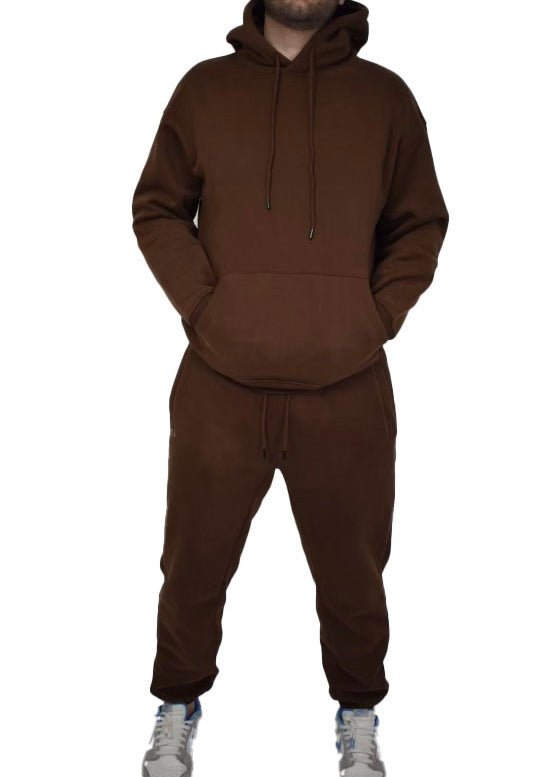 Men’s LuxeLounge Hoodie - Brown