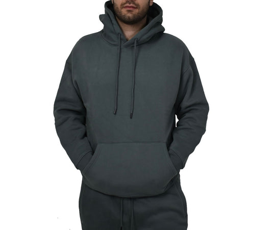 Men’s LuxeLounge Hoodie - GrayBlue