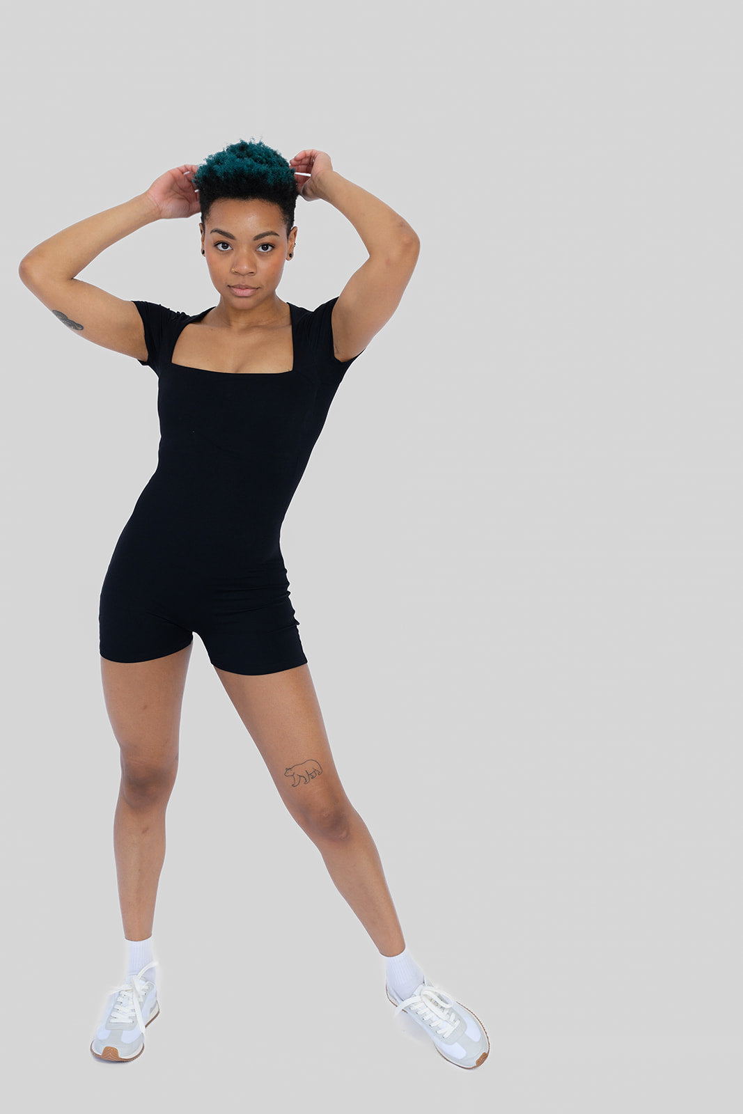 SquareSculpt Athletic Romper