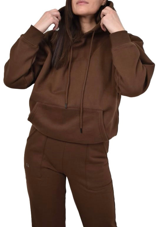 Women’s LuxeLounge Hoodie - Brown