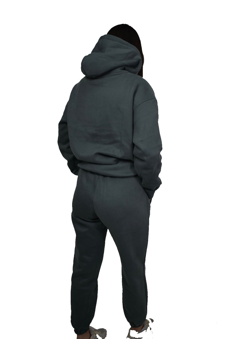 Women’s LuxeLounge Hoodie - GrayBlue