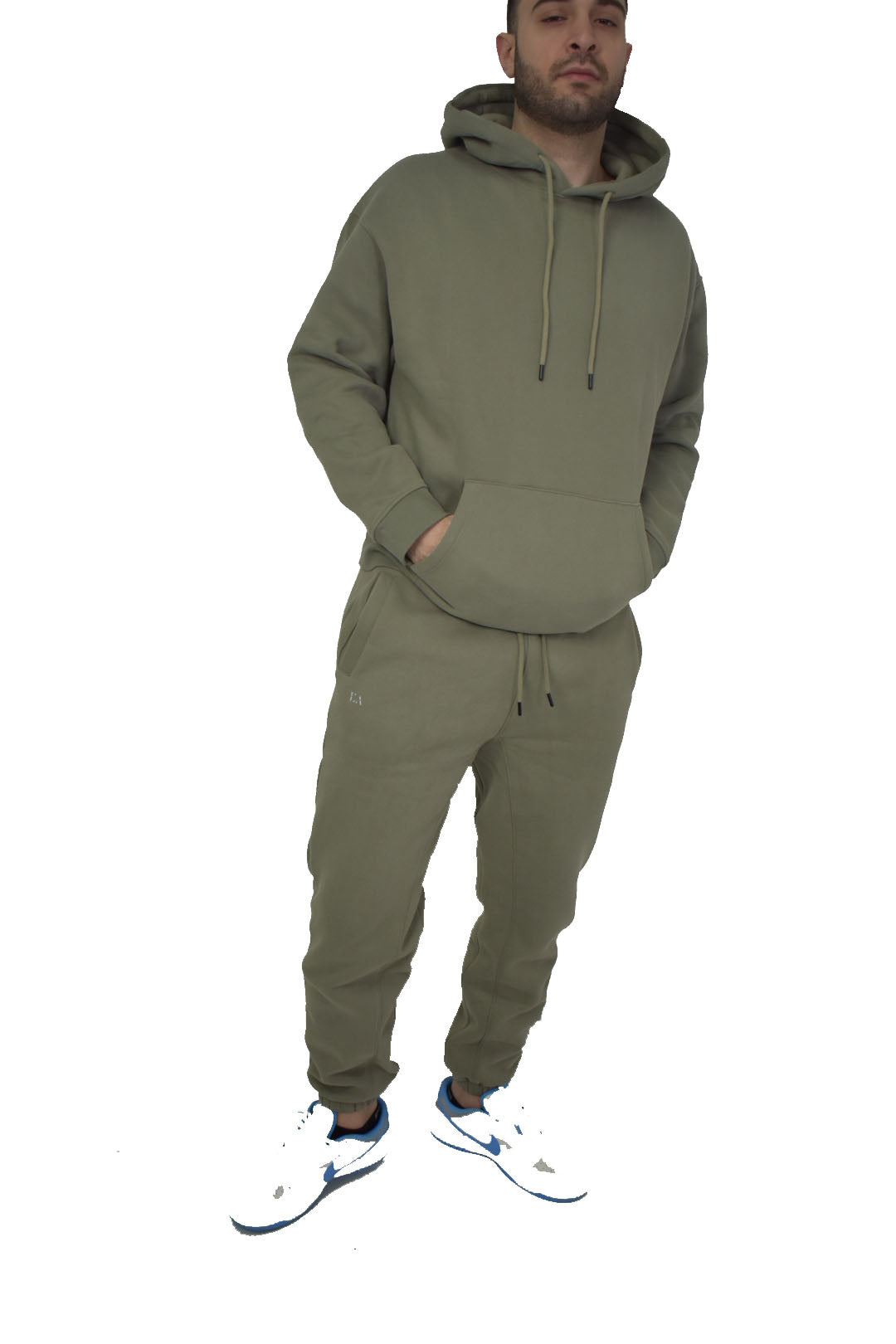 Men’s LuxeLounge Hoodie - Deep Sage