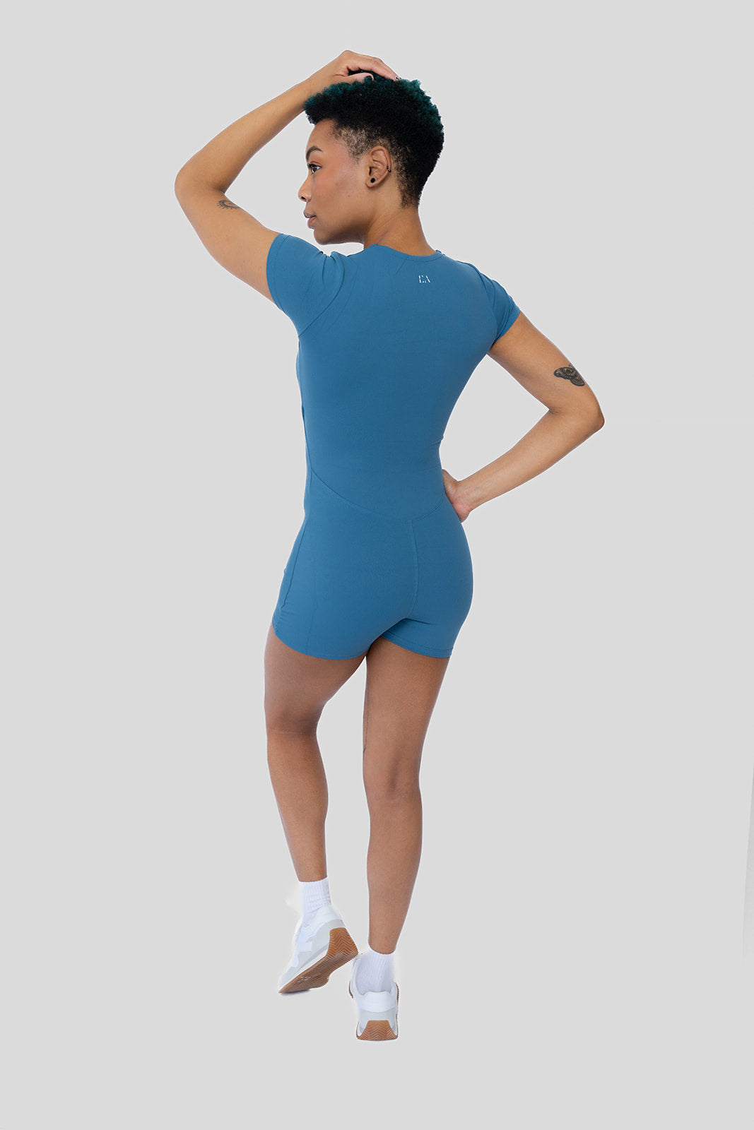 SquareSculpt Athletic Romper
