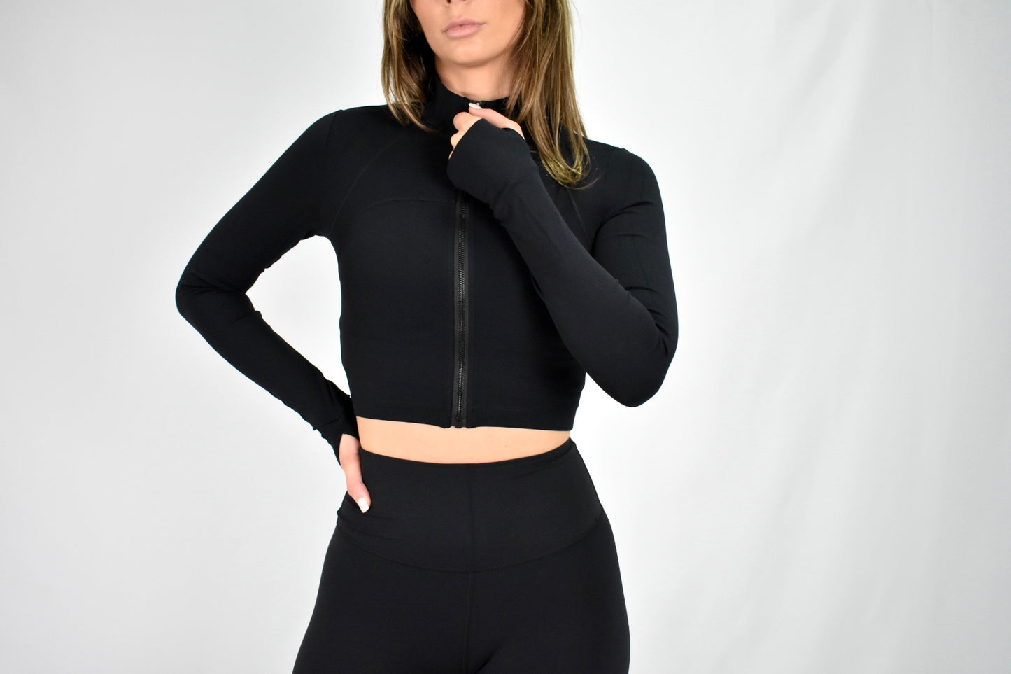 Sculpted Silhouette Cropped Jacket