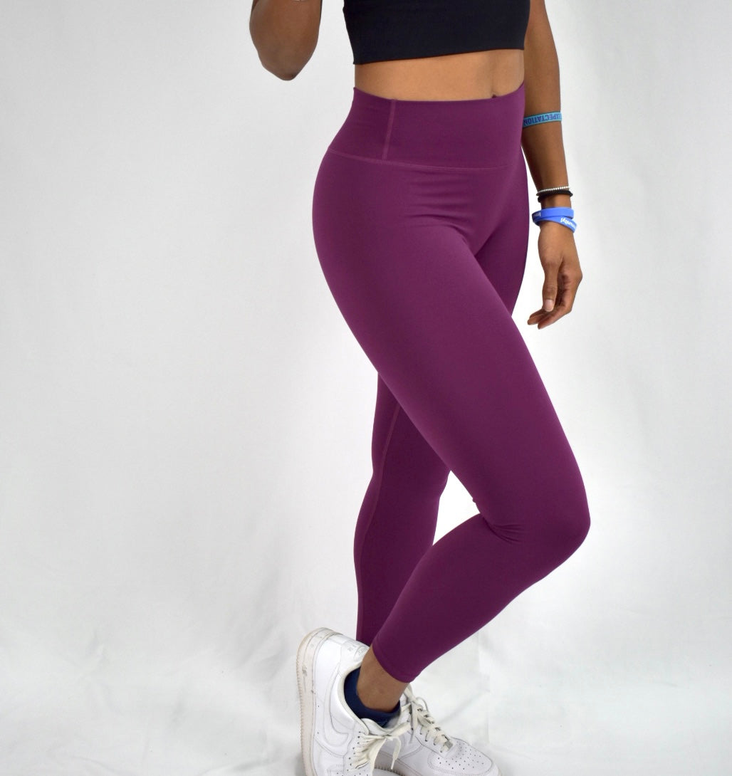 Signature Leggings - Plum