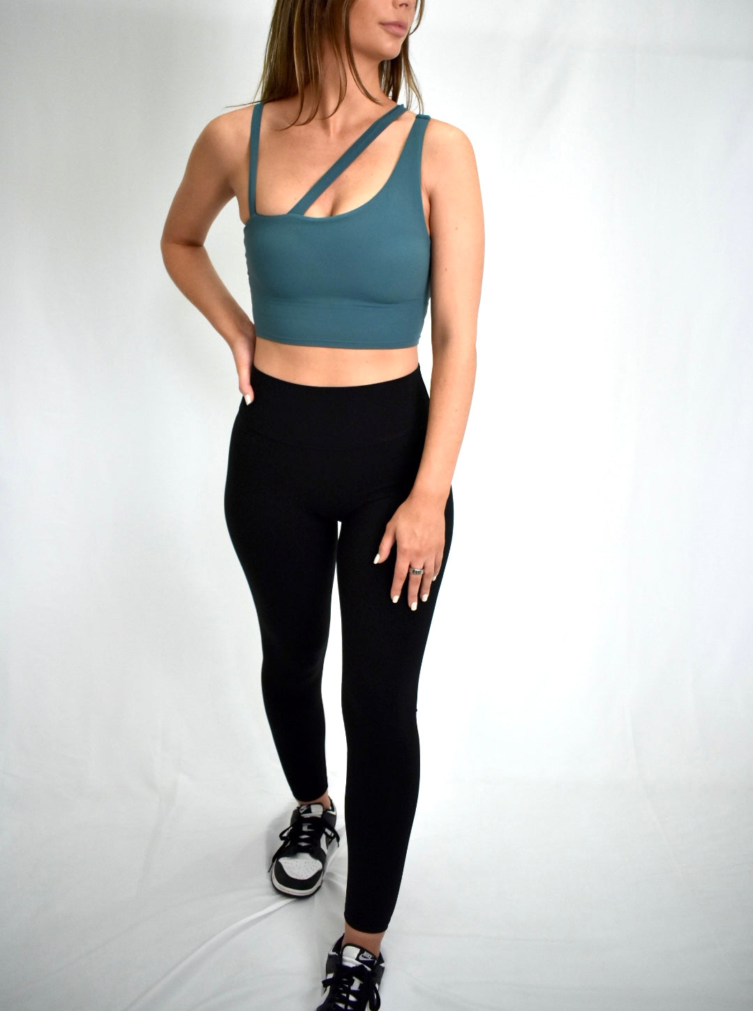 Double Cross Tank - Teal