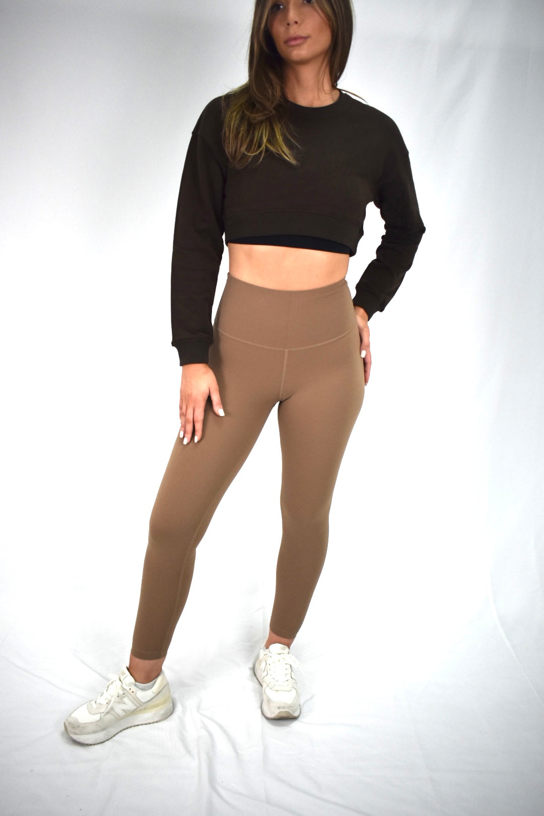 ChicCrop Crewneck Sweater - Brown