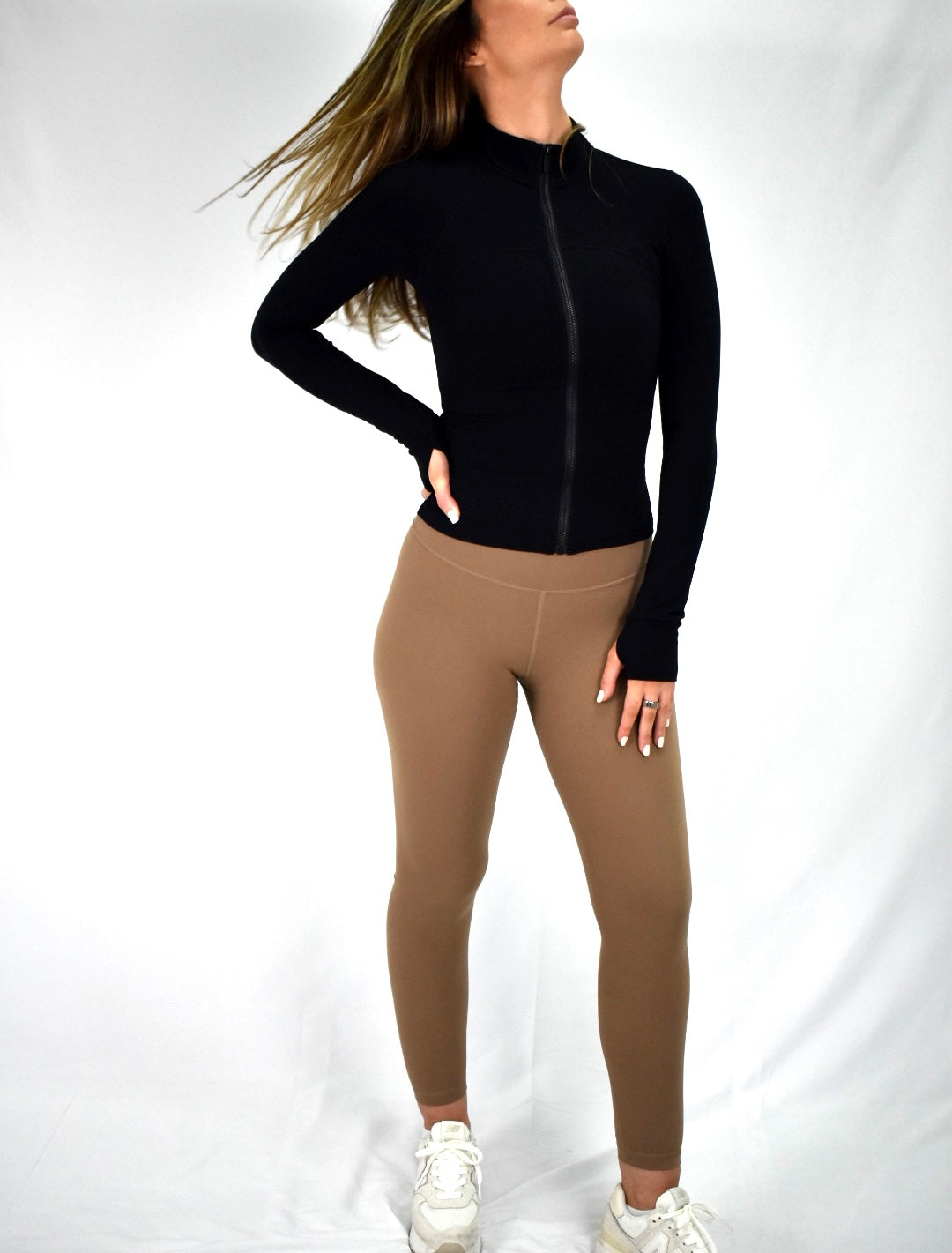 Sculpt & Sleek Full-Length Jacket - Black