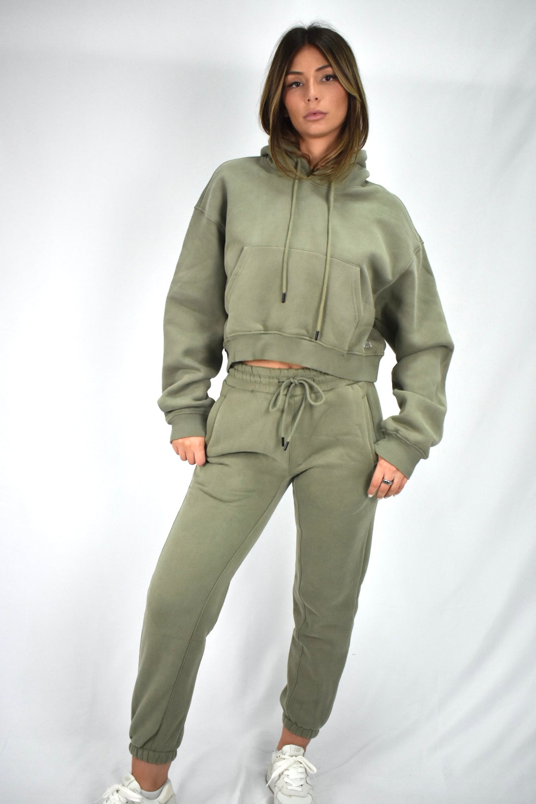 Oversized Bliss Lounge Hoodie - Olive