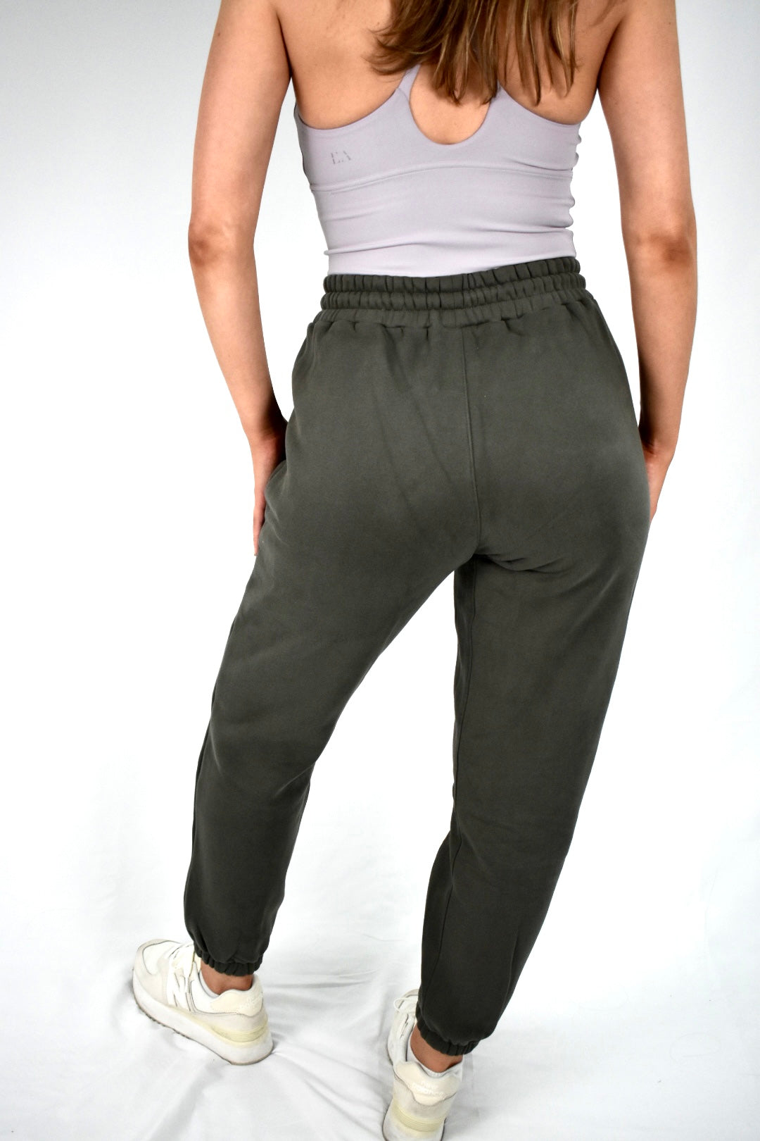 Oversized Bliss Lounge Sweatpants - Dark Gray