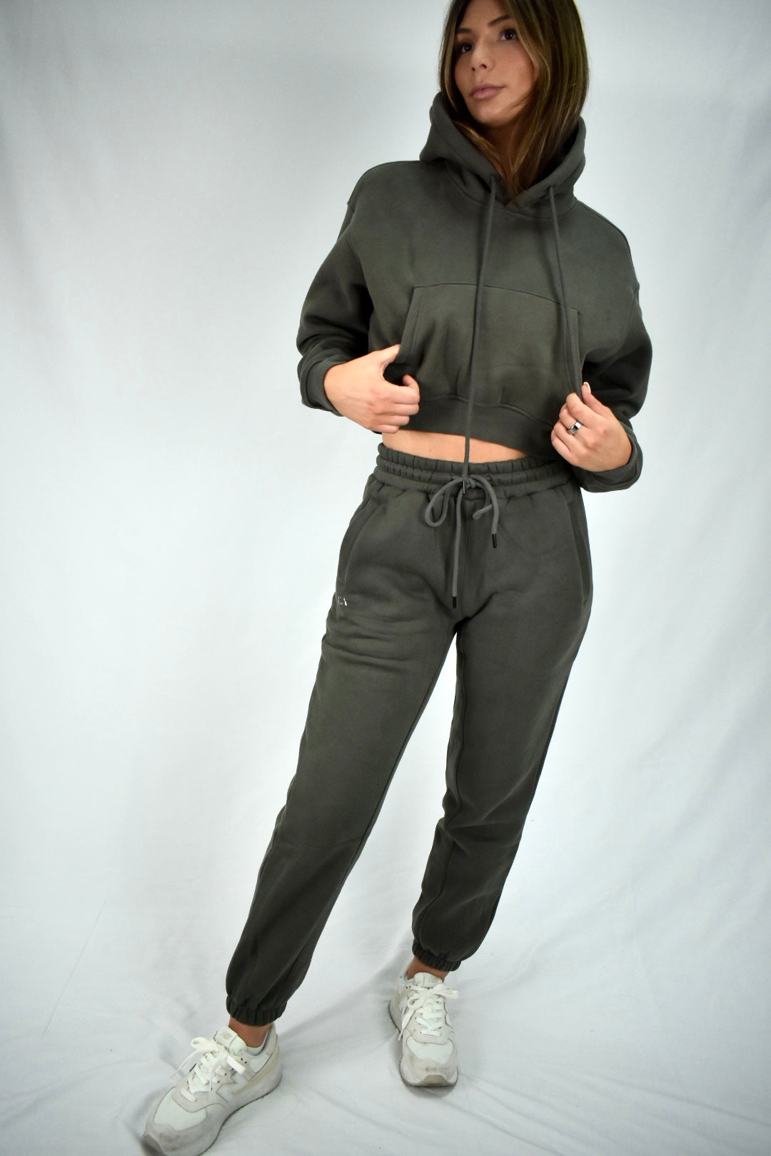 Oversized Bliss Lounge Sweatpants - Dark Gray