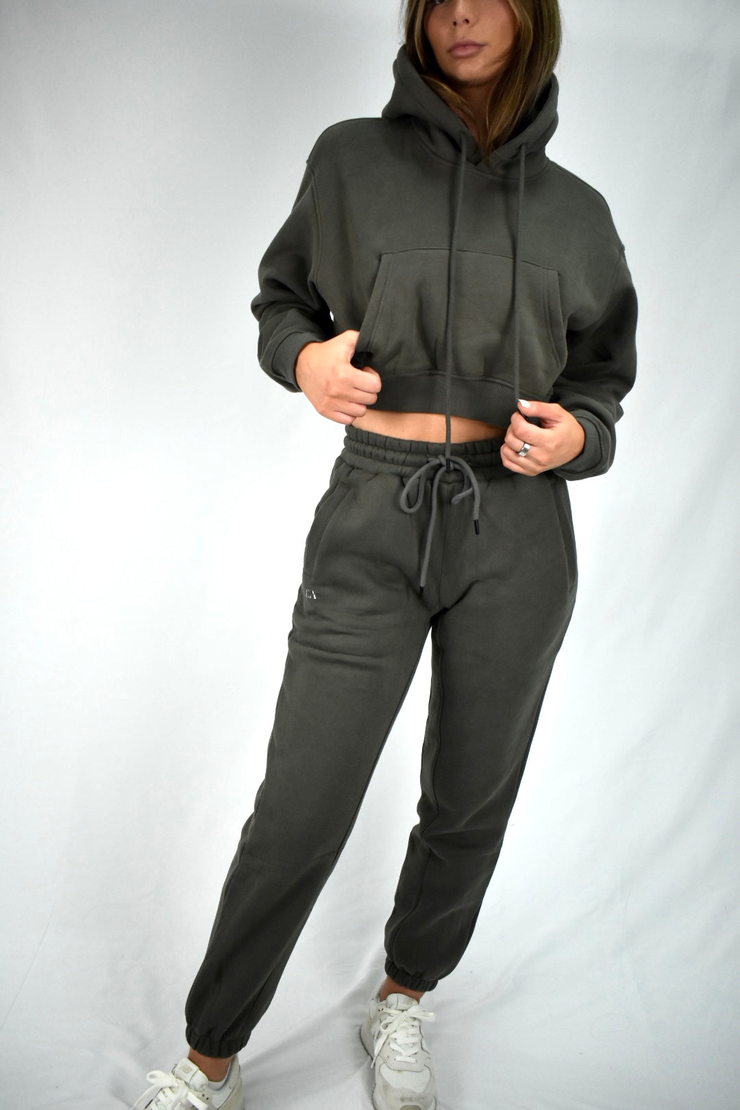 Oversized Bliss Lounge Hoodie - Dark Gray