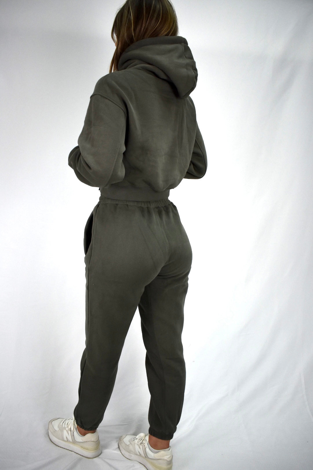 Oversized Bliss Lounge Hoodie - Dark Gray