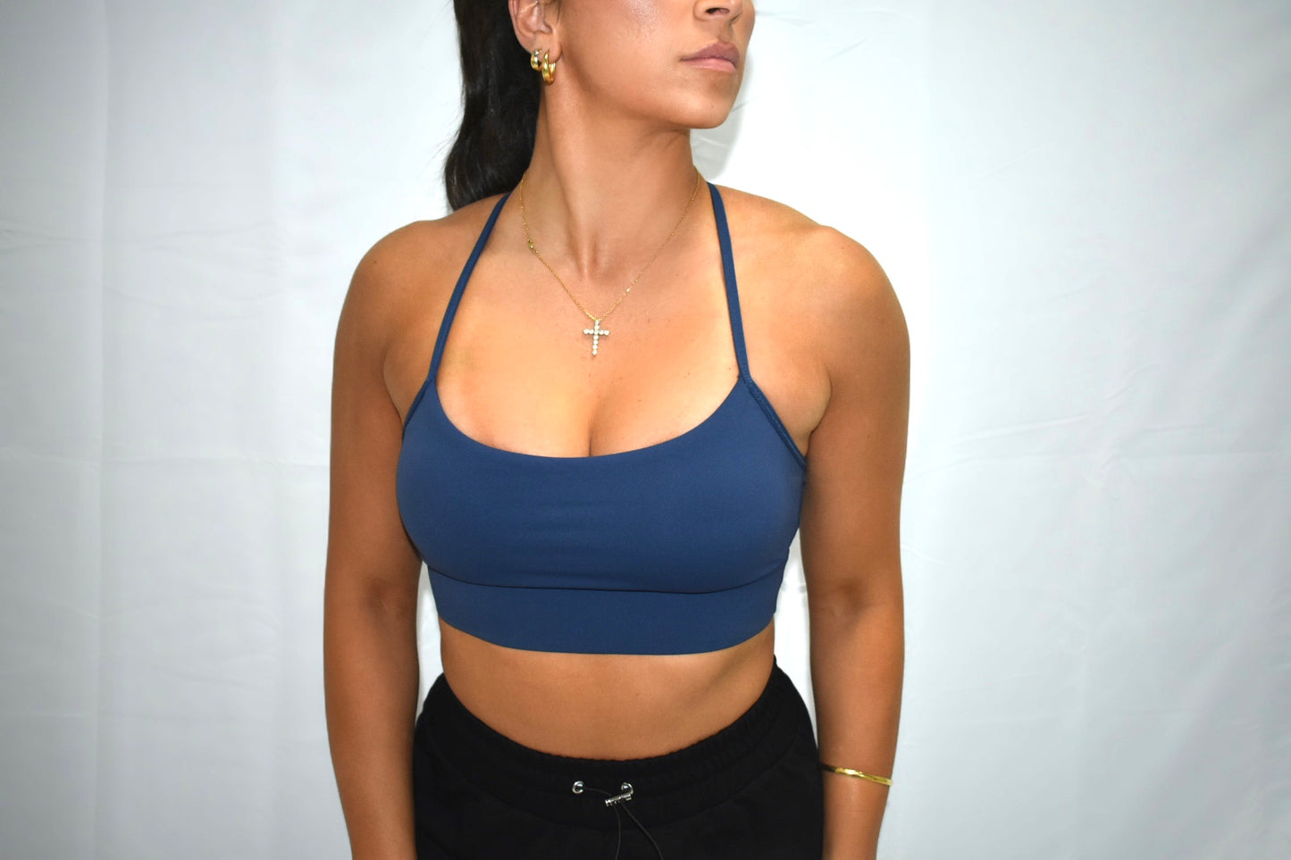 SophiSoft Sports Bra - Navy