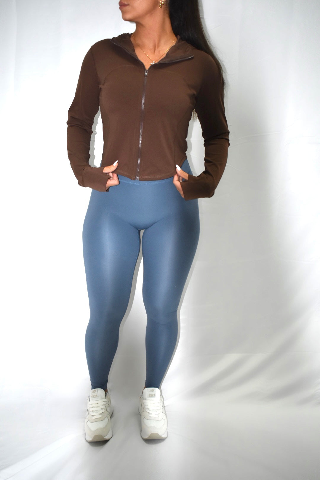 ButterSilk Crop Jacket in Coffee