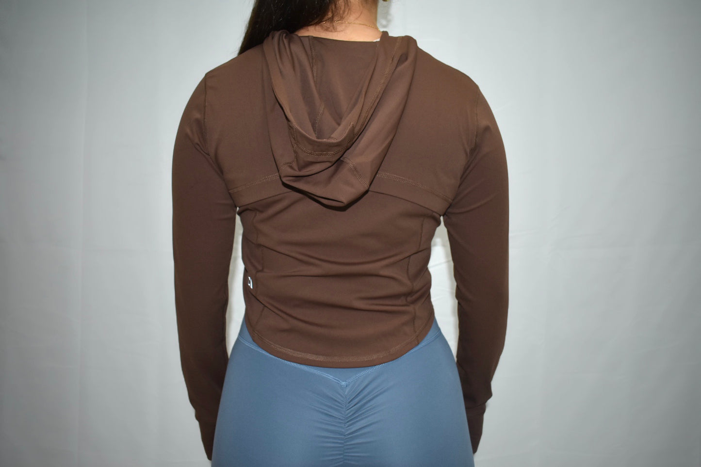 ButterSilk Crop Jacket in Coffee
