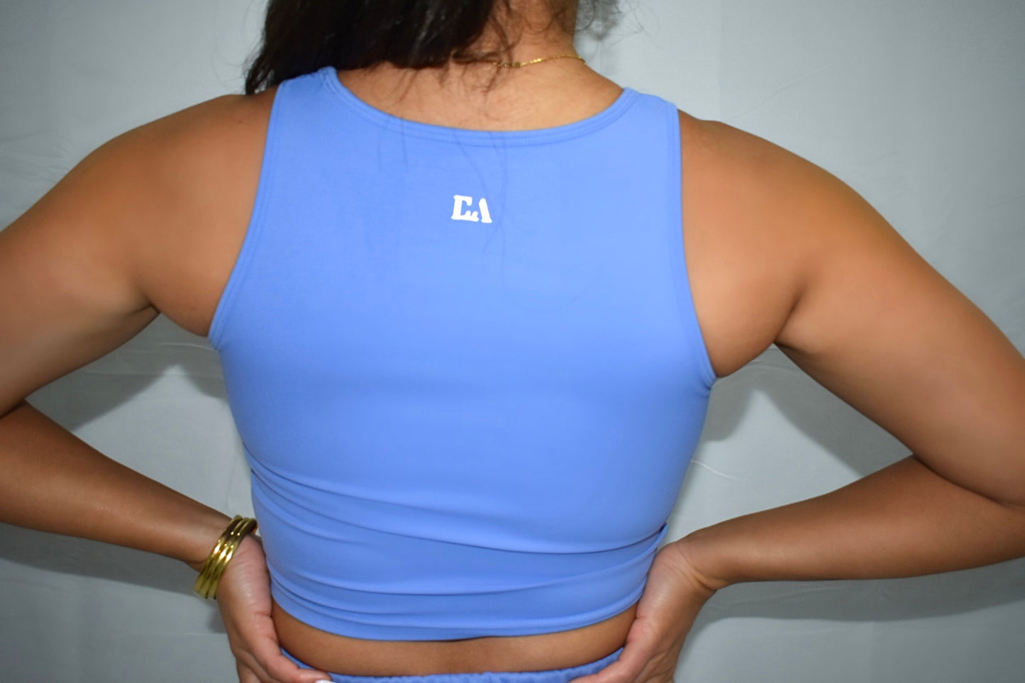 FlatterFlex Sweatpants Set in Blurple Haze - TOP