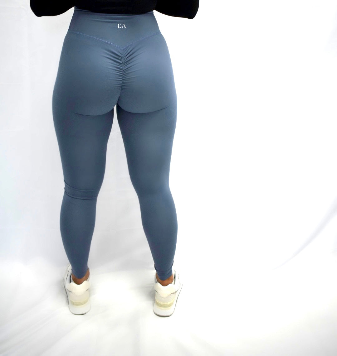 Signature Scrunchbutt Leggings - Slate Blue