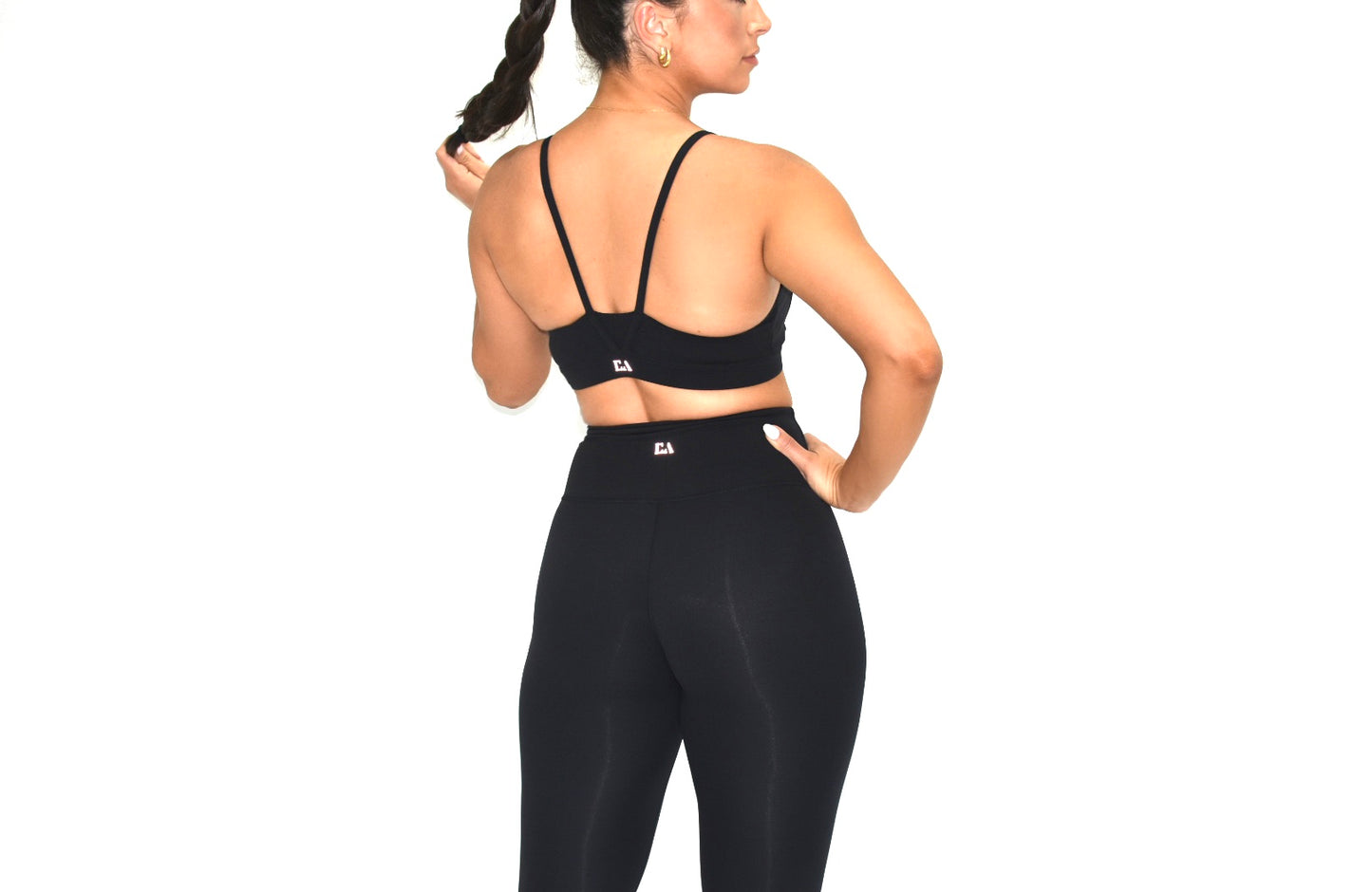LuxeLull High Waist Leggings in Black