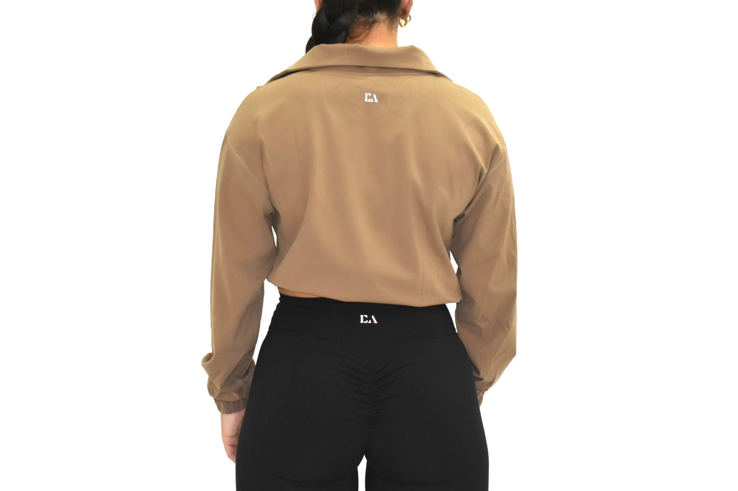 Adjust Me Half Zip in Cocoa