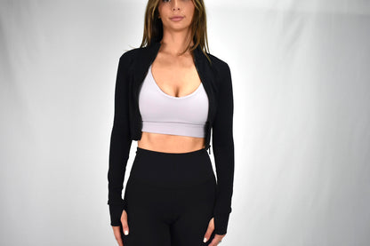 Sculpted Silhouette Cropped Jacket